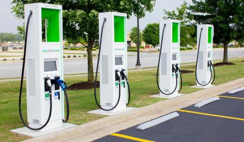 Commercial Property Electric Vehicle Charging Station Installation in Massachusetts.